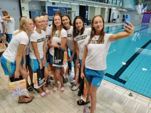 La selección de Ucrania de natación artística