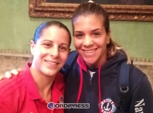 Filio Manoulidaki (Olympiacos) y Eleni Xenaki (Vouliagmeni)