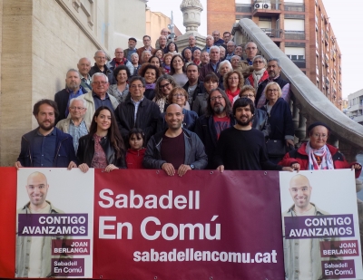 Joan Berlanga (Sabadell En Comú): &#039;Reprendre el fil roig, verd i violeta&#039;