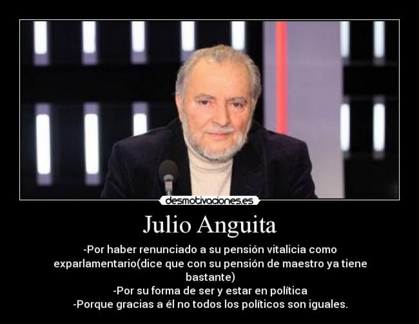 Julio Anguita: Adiós al hombre que personificaba la dignidad política