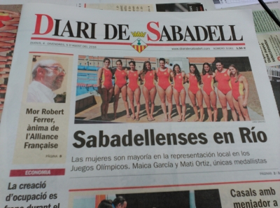 Las mujeres son mayoría entre los olímpicos de Sabadell en Río