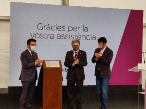 El presidente Pere Aragonès acudió a la inauguración