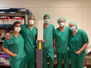 Implantan una prótesis aórtica personalizada para un aneurisma complejo en el Parc Taulí