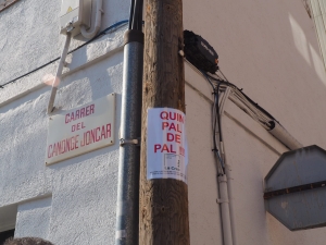 Campanya 'Quin pal de pal' a la Creu Alta