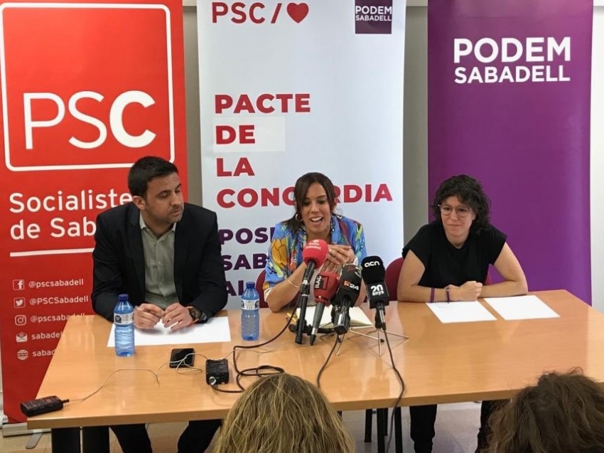 Marta Farrés (PSC) será la primera alcaldesa tras el acuerdo con Marta Morell (Podem)