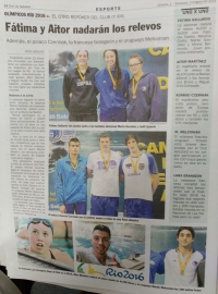 Olímpicos Río 2016: Fátima, Aitor, Konrad, Lara y Martín