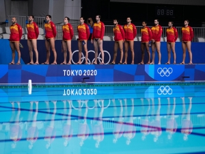 La selección española de waterpolo, cuarta en Tokio