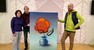 Sabadell recibe un cuadro del artista bosnio Benjamin Cengic