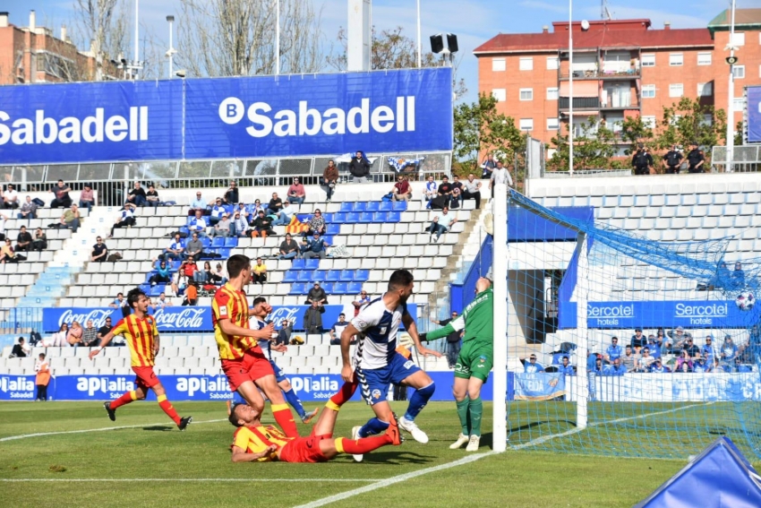 El Sabadell respira tras ganar al Lleida Esportiu con gol de Arturo (1-0)