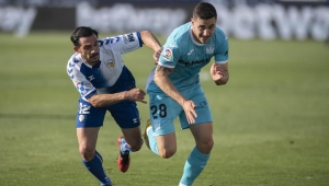 Óscar Rubio marcó el gol del Sabadell en Leganés