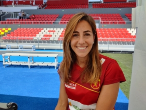 María López en el Olímpic de Terrassa